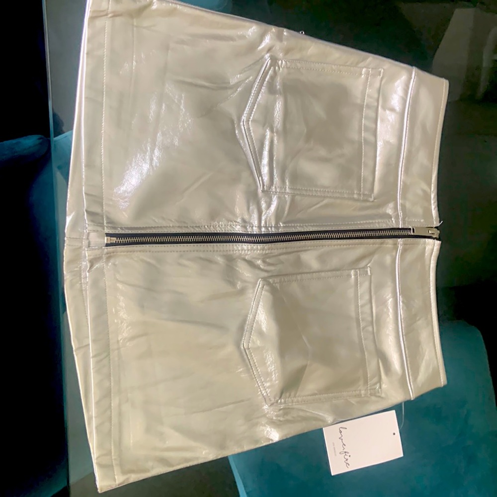 Metallic Go go skirt